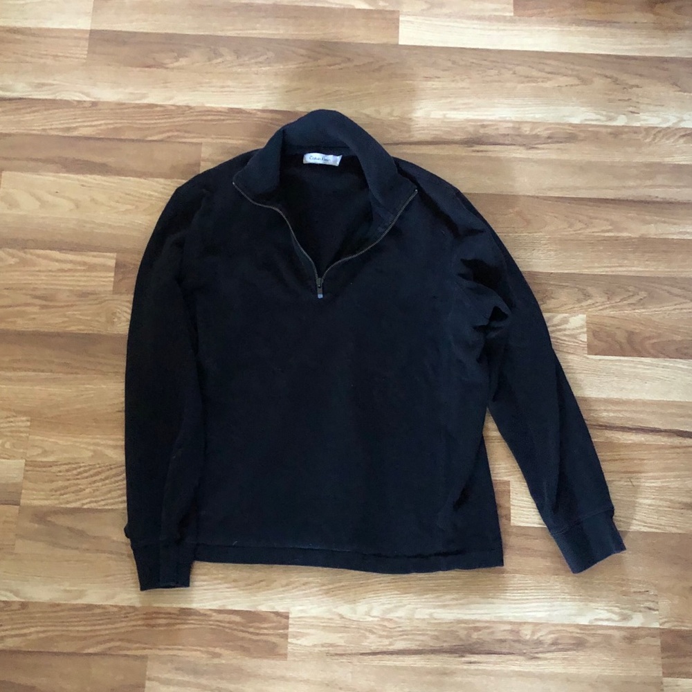 Black Calvin Klein Quarter Zip
